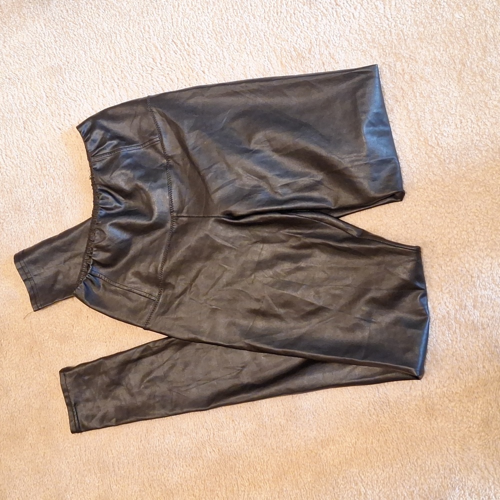 Wilfred & Free Faux Leather Skinny tight Sexy Pants Size XXS - Picture 2 of 9